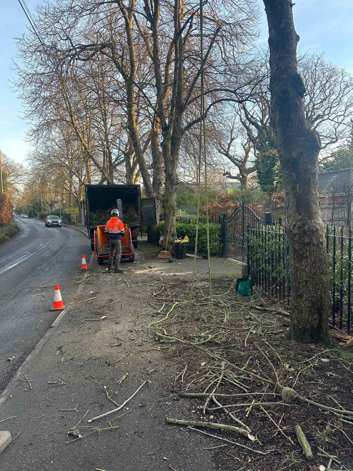 Crew attending call out from local authority